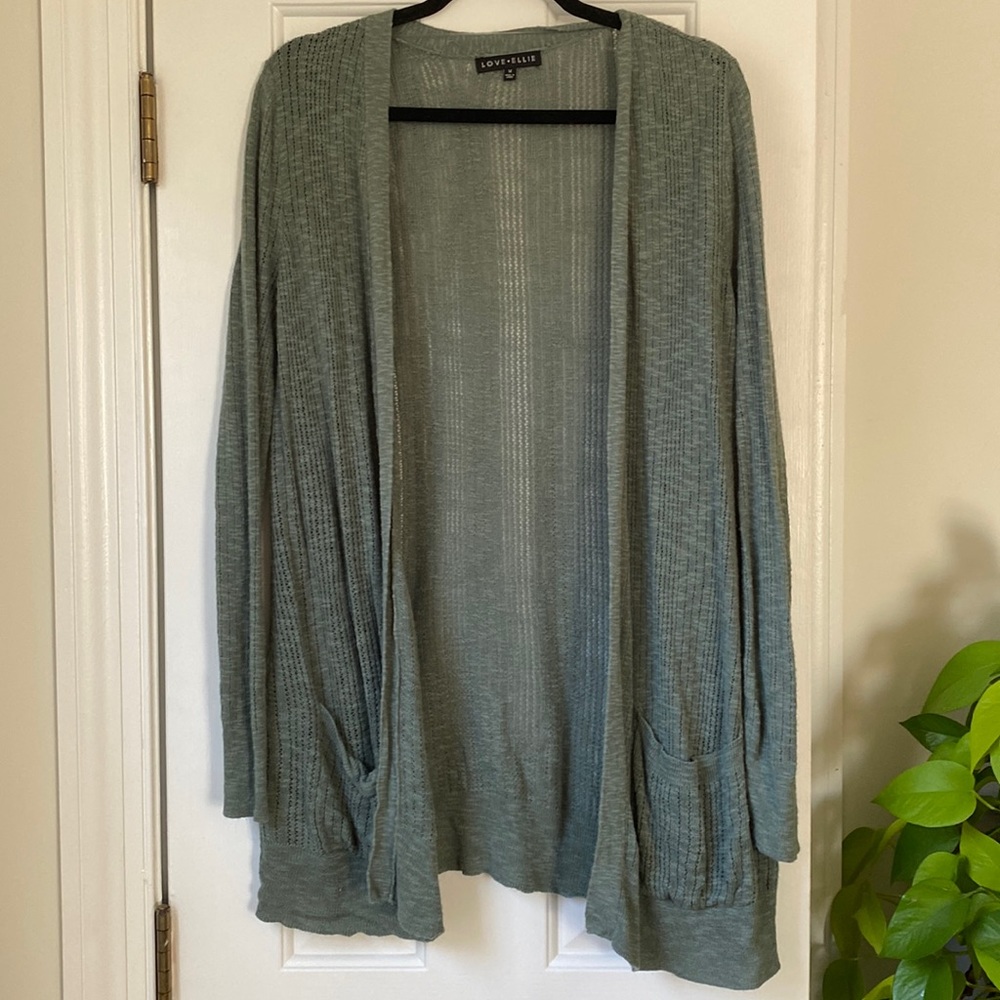Love & Ellie Green Cardigan